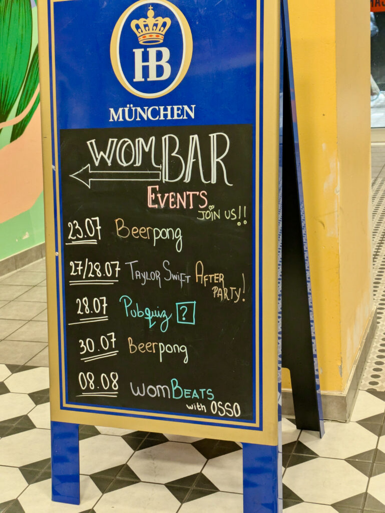 Another set of events at WomBAR Munich