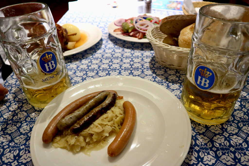 Sausages and sauerkraut