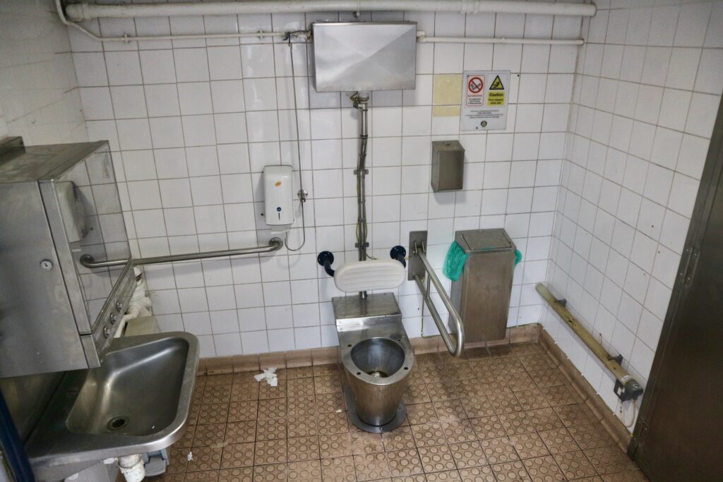 Accessible toilet in Cowes Isle of Wight